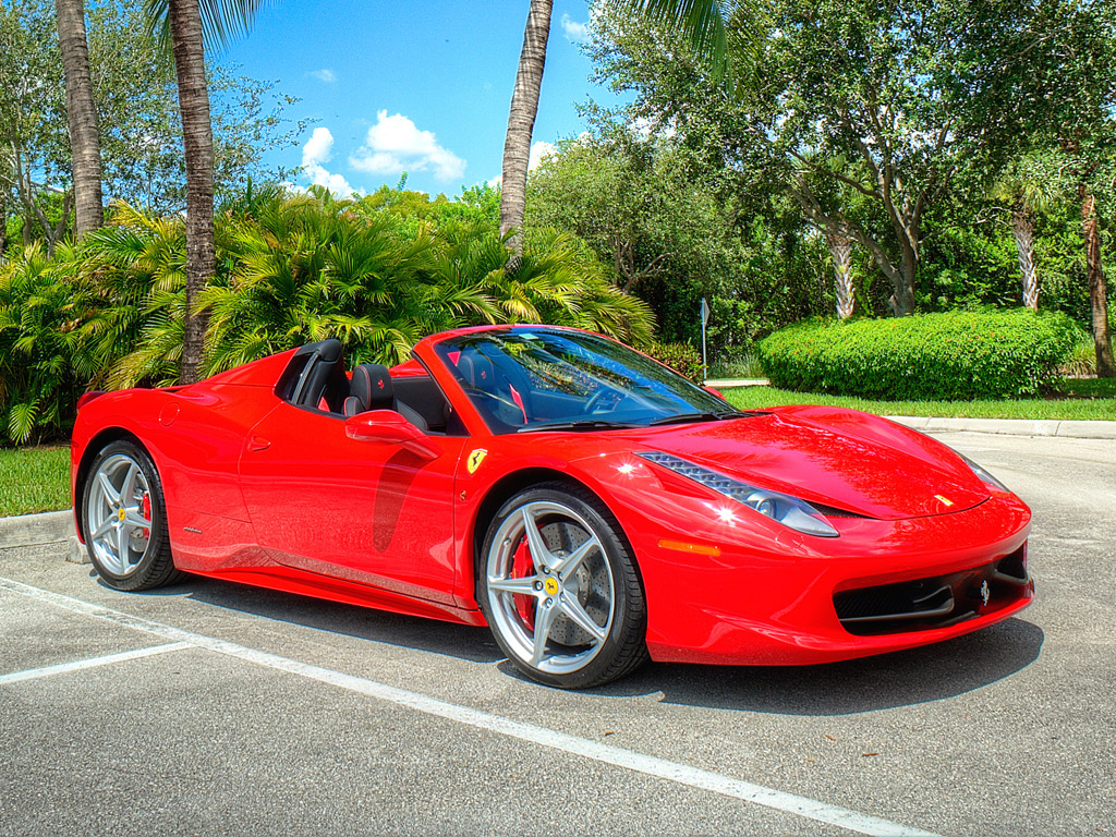 458 Italia Spider at 1800 Exoticars